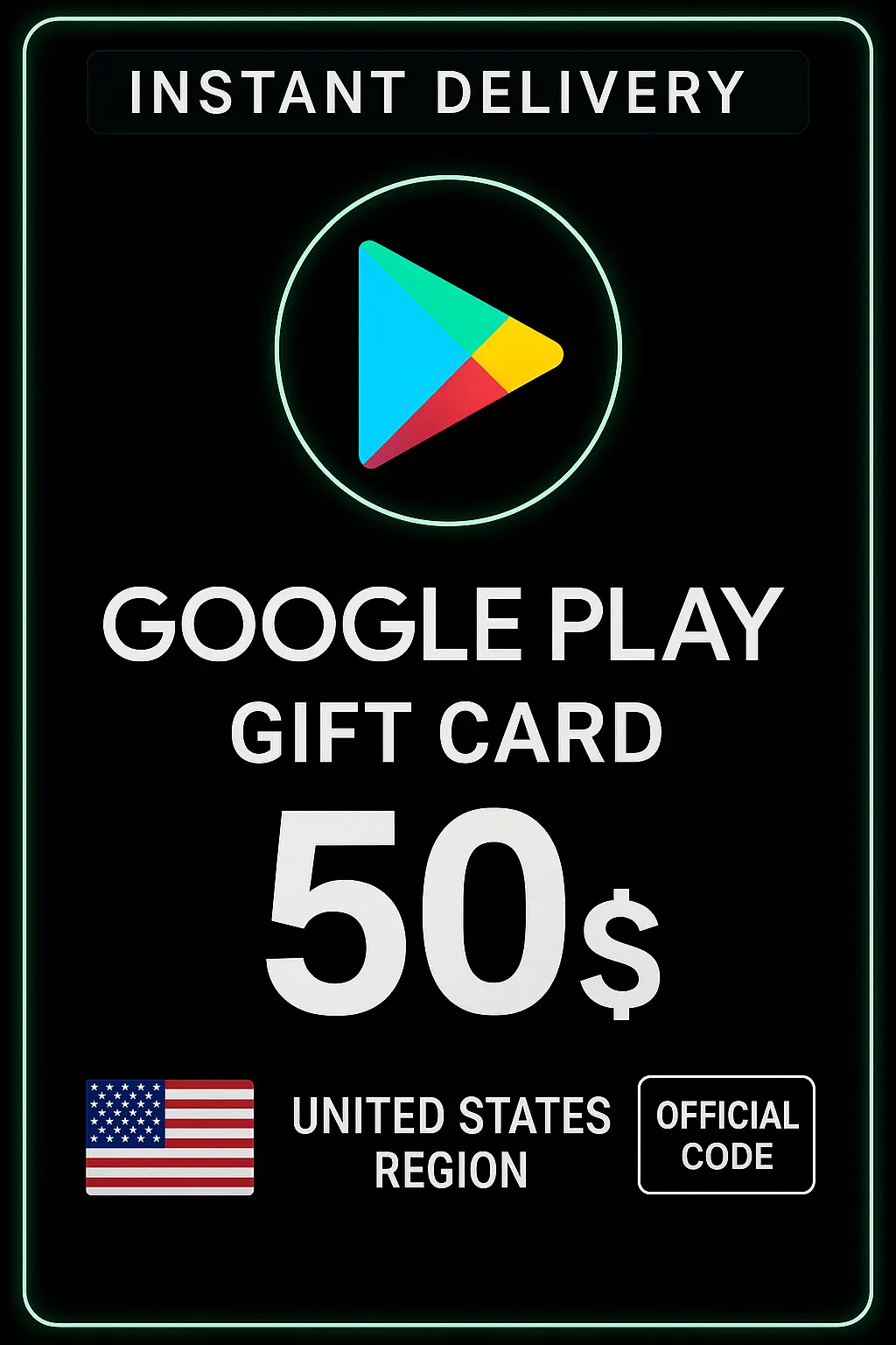 Google Play Gift Card - United States 50 $ Google Play Gift Card - United States 50 $