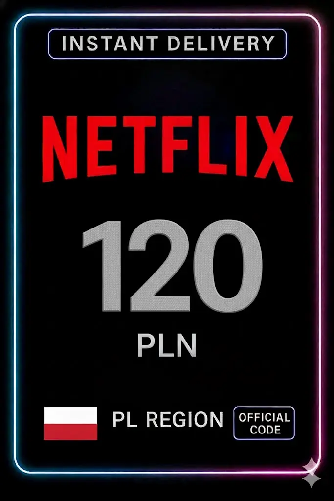 Carta regalo Netflix 120 PLN ( PROMO Limitata ) Carta regalo Netflix 120 PLN ( PROMO Limitata )