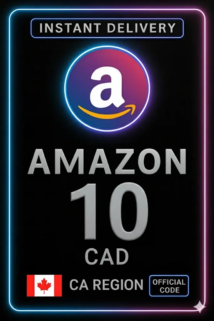Tarjeta de regalo de Amazon 10 CAD CA Tarjeta de regalo de Amazon 10 CAD CA