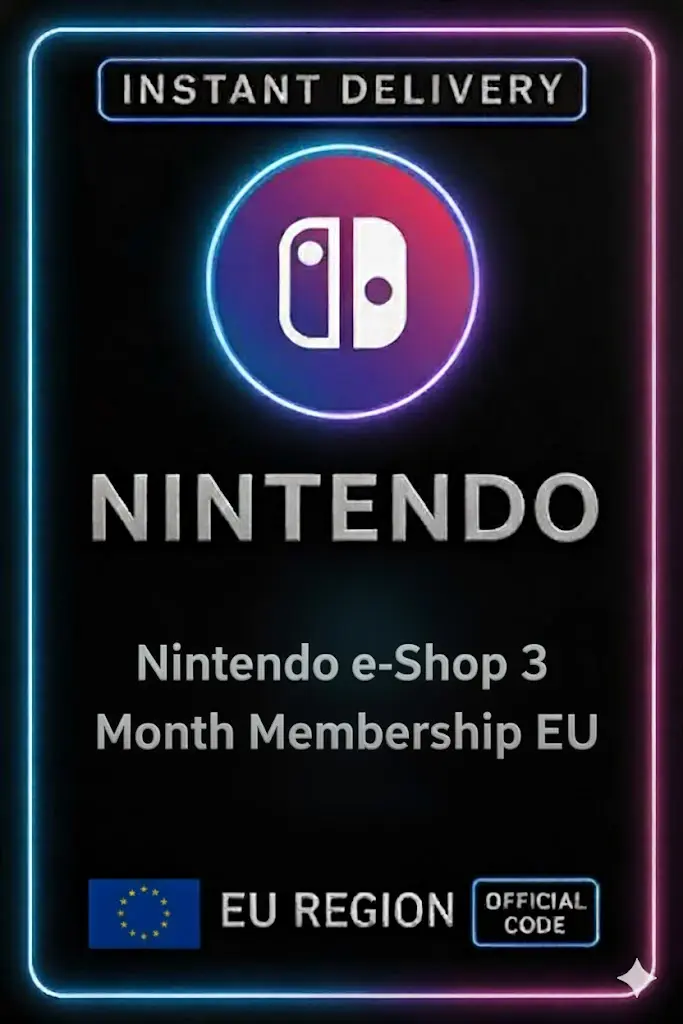Nintendo eShop 3 Month Membership EU Nintendo eShop 3 Month Membership EU