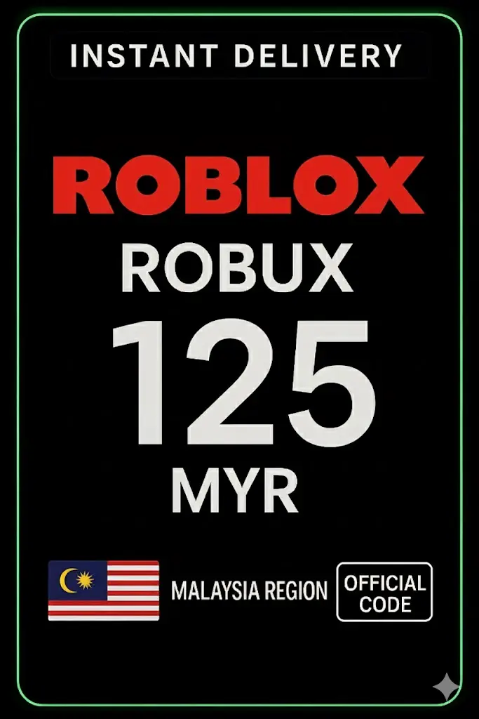 Roblox 125 MYR Game Card (MY) Roblox 125 MYR Game Card (MY)