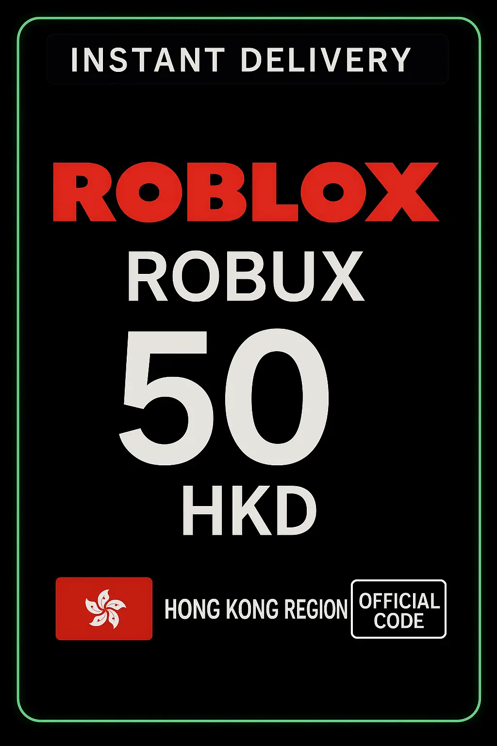 Roblox 50 HKD Karta do gry (HK) Roblox 50 HKD Karta do gry (HK)
