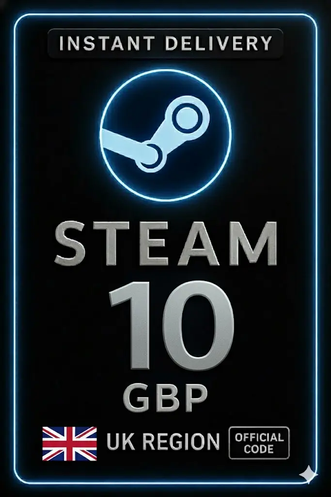 รหัสกระเป๋าสตางค์ Steam 10 GBP รหัสกระเป๋าสตางค์ Steam 10 GBP