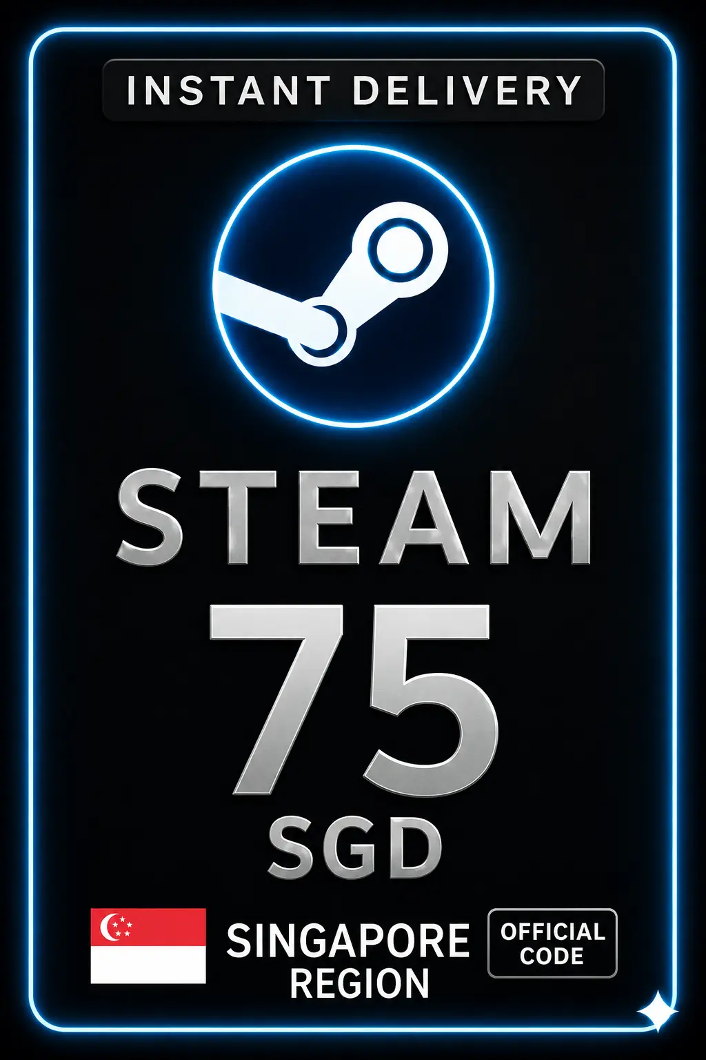 Steam Wallet Code Singapore 75 SGD Steam Wallet Code Singapore 75 SGD