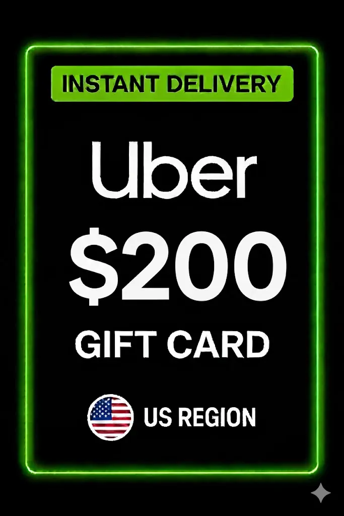 Uber Gift Card - 200$ (USA) Uber Gift Card - 200$ (USA)
