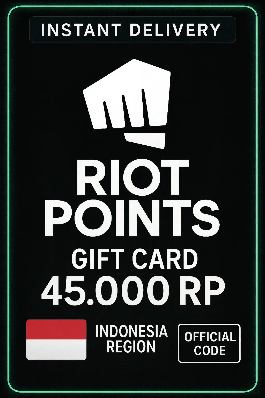 Riot Access Indonesia - 45.000 RP Riot Access Indonesia - 45.000 RP