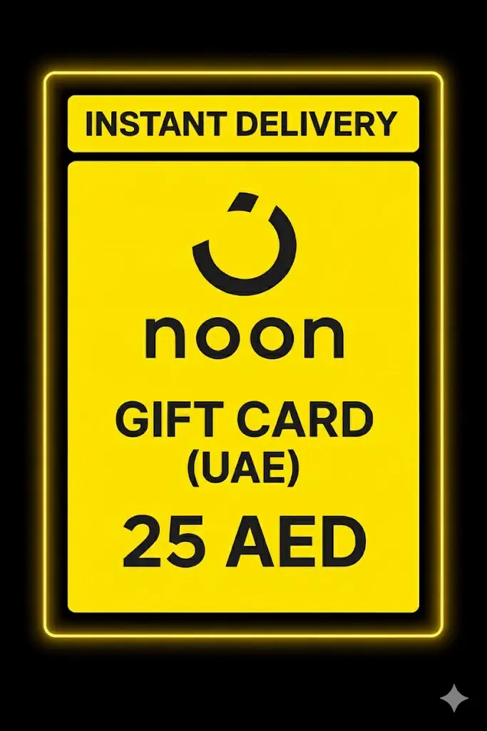 Noon Gift Card (UAE) - 25 AED Noon Gift Card (UAE) - 25 AED