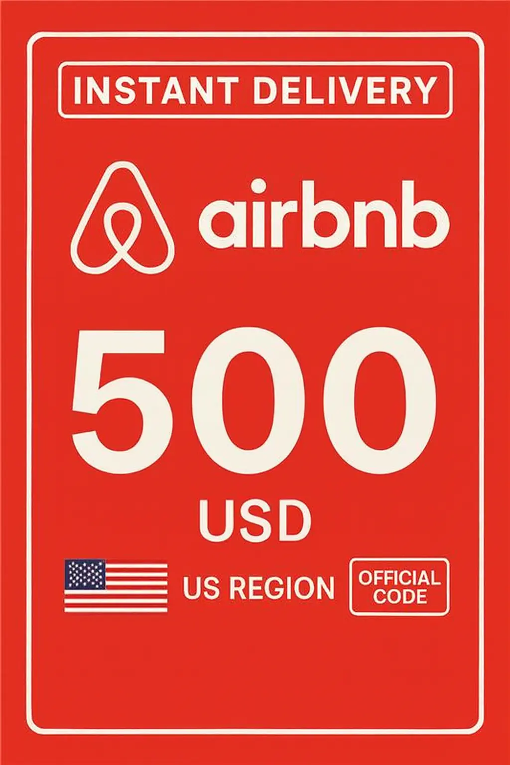 Airbnb dovanų kortelė - 500$ Airbnb dovanų kortelė - 500$