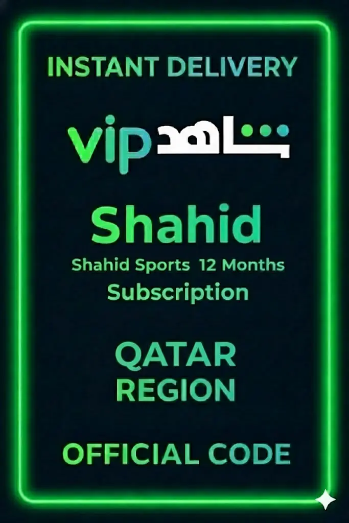 Shahid Sports & 12 Bulan Langganan - (QA) Shahid Sports & 12 Bulan Langganan - (QA)