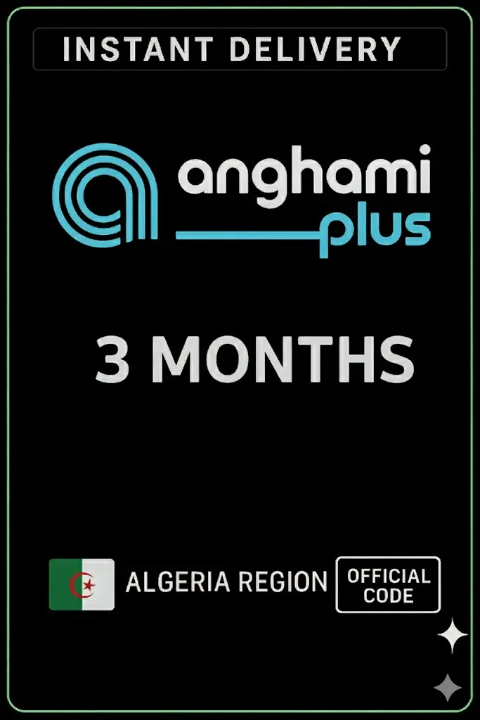 Anghami Plus 3 Luni - (Algeria) Anghami Plus 3 Luni - (Algeria)