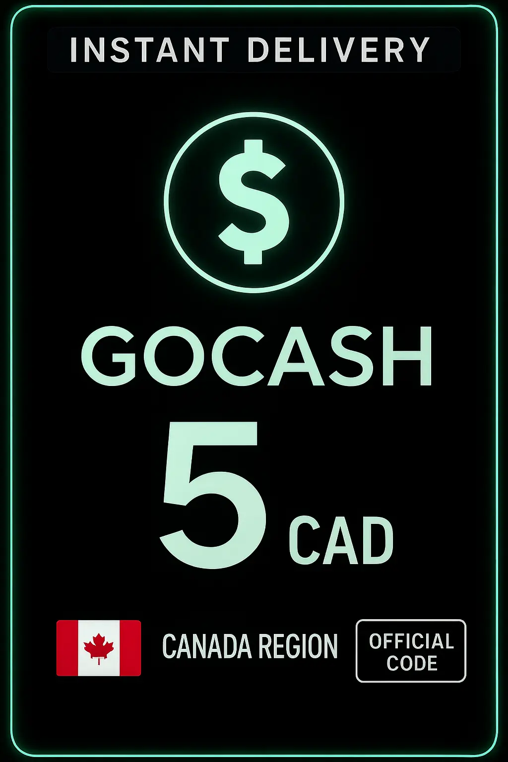 GoCash 5 CAD GoCash 5 CAD