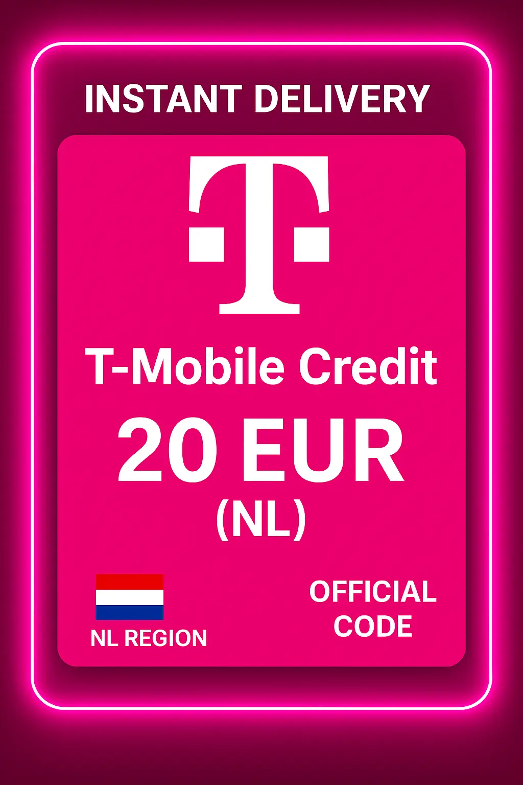 T-Mobile Kredit - 20 EUR (NL) T-Mobile Kredit - 20 EUR (NL)