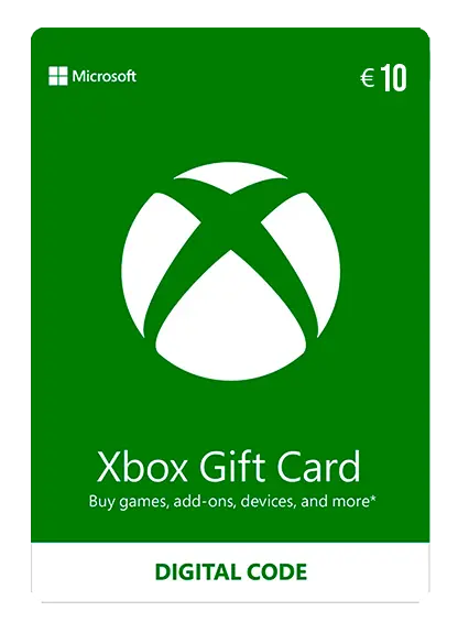 Xbox Live Gift Card 10 Euro Wallet
