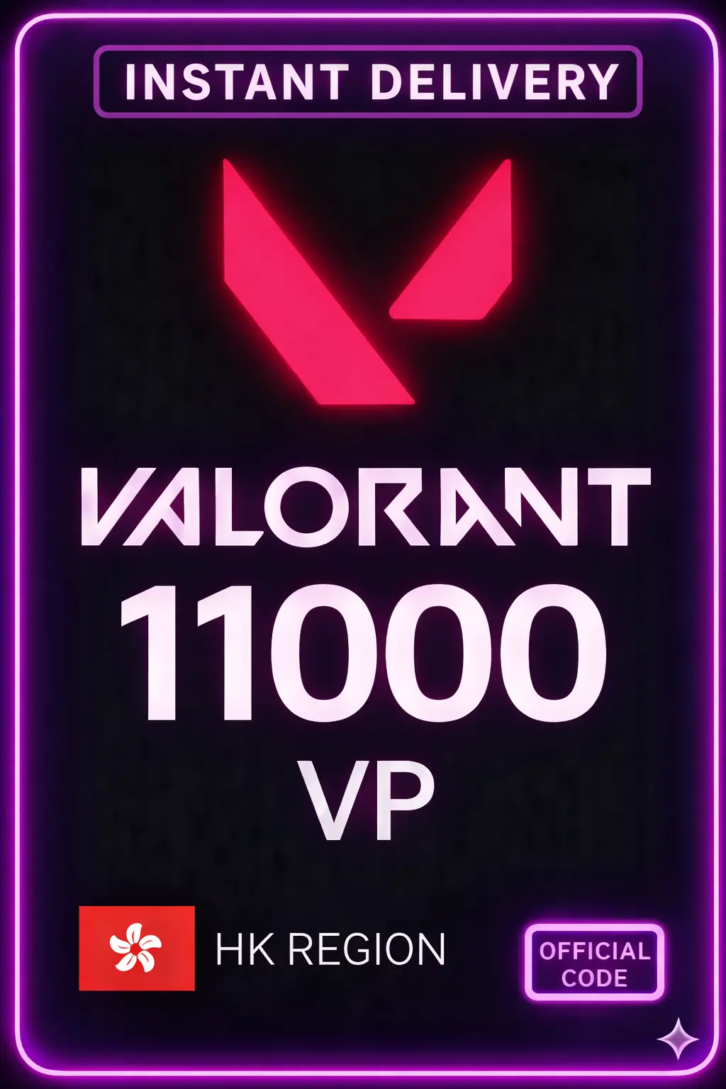 Valorant Points - 11000 VP (Hong Kong) Valorant Points - 11000 VP (Hong Kong)
