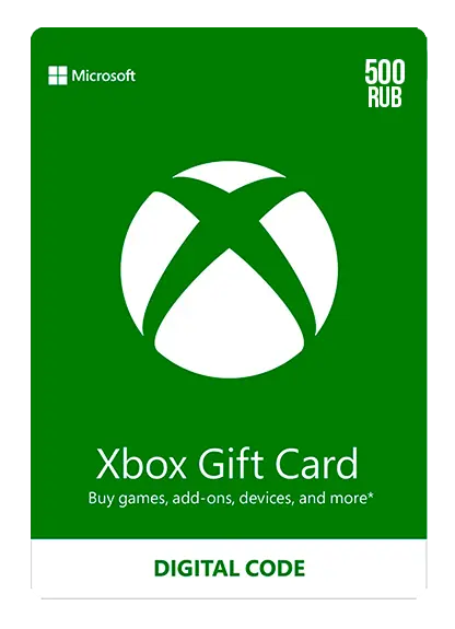 Xbox Live Gift Card 500 Ruble Wallet