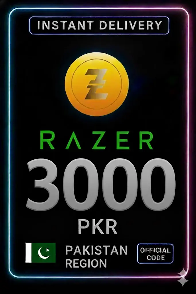 Razer Gold Пакистан PKR 3000 Razer Gold Пакистан PKR 3000