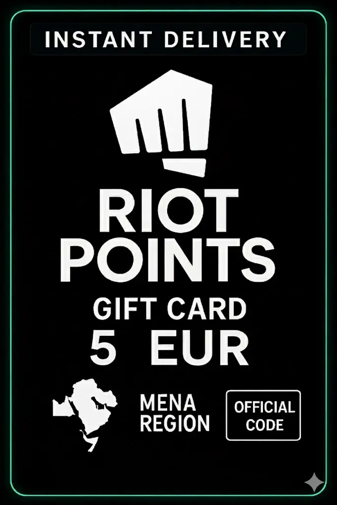 RIOT Активирање Код MENA €5 RIOT Активирање Код MENA €5