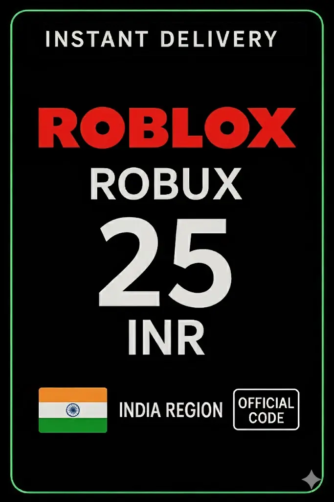 Roblox 25 INR Game Card (IN) Roblox 25 INR Game Card (IN)