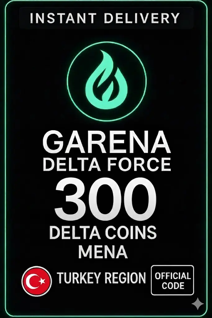 Garena Delta Force 300 + 21 Koin Delta Turki Garena Delta Force 300 + 21 Koin Delta Turki