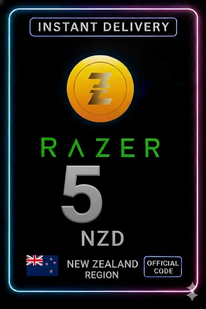 Razer Gold New Zealand NZD5 Razer Gold New Zealand NZD5