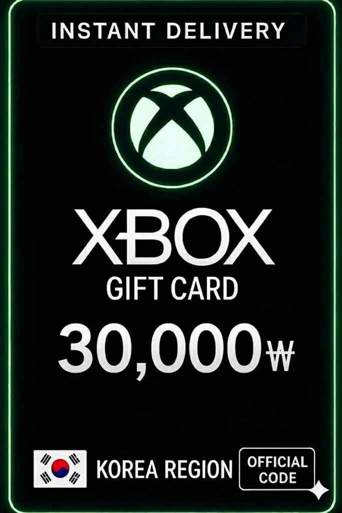 Xbox Live Gift Card 30,000 WON Wallet KR Xbox Live Gift Card 30,000 WON Wallet KR