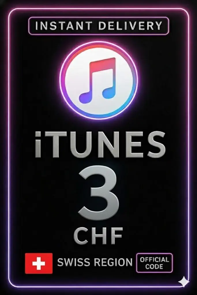 iTunes dárková karta 3 CHF CH iTunes dárková karta 3 CHF CH