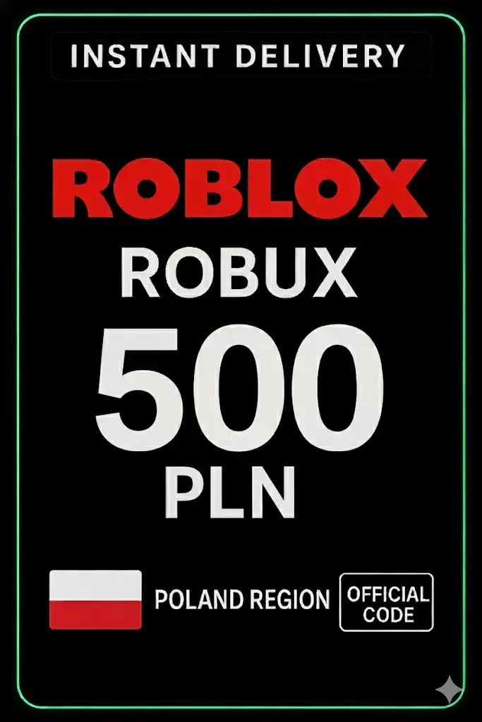 Roblox 500 PLN Game Card (PL) Roblox 500 PLN Game Card (PL)