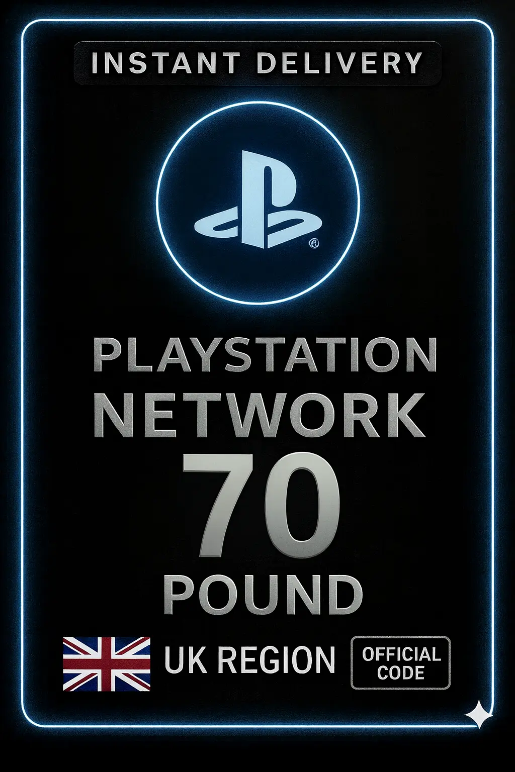 Playstation PSN Card 70 Pound Playstation PSN Card 70 Pound