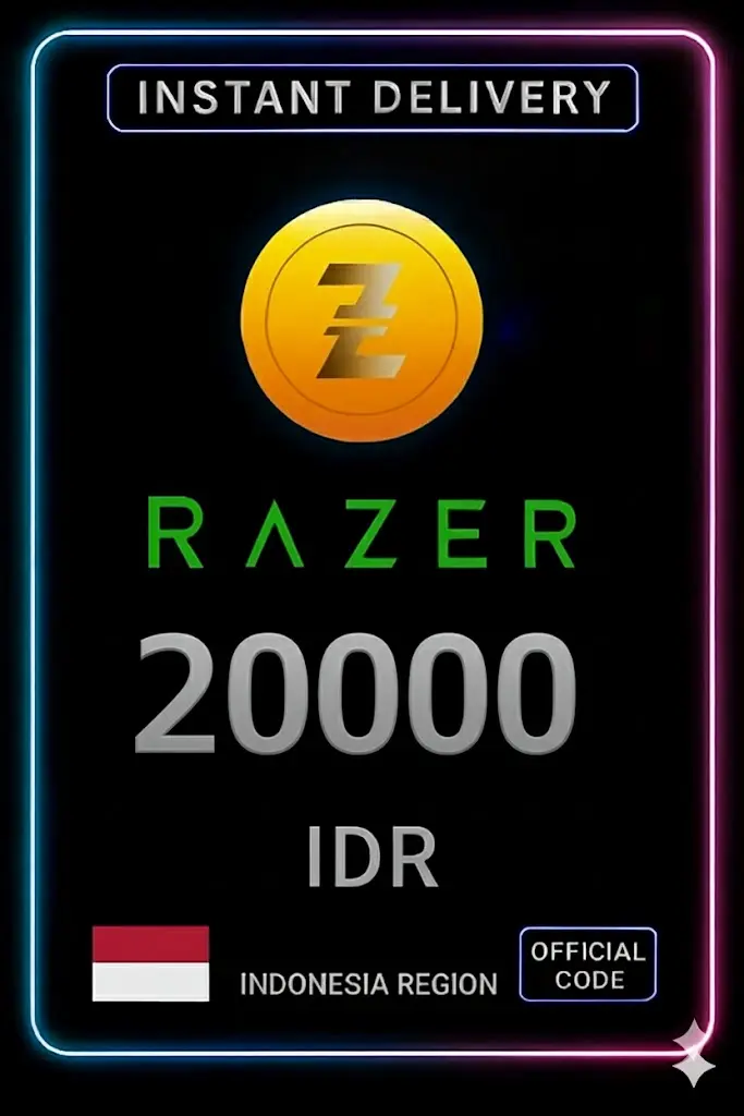 Razer Gold Индонезия IDR 20000 Razer Gold Индонезия IDR 20000