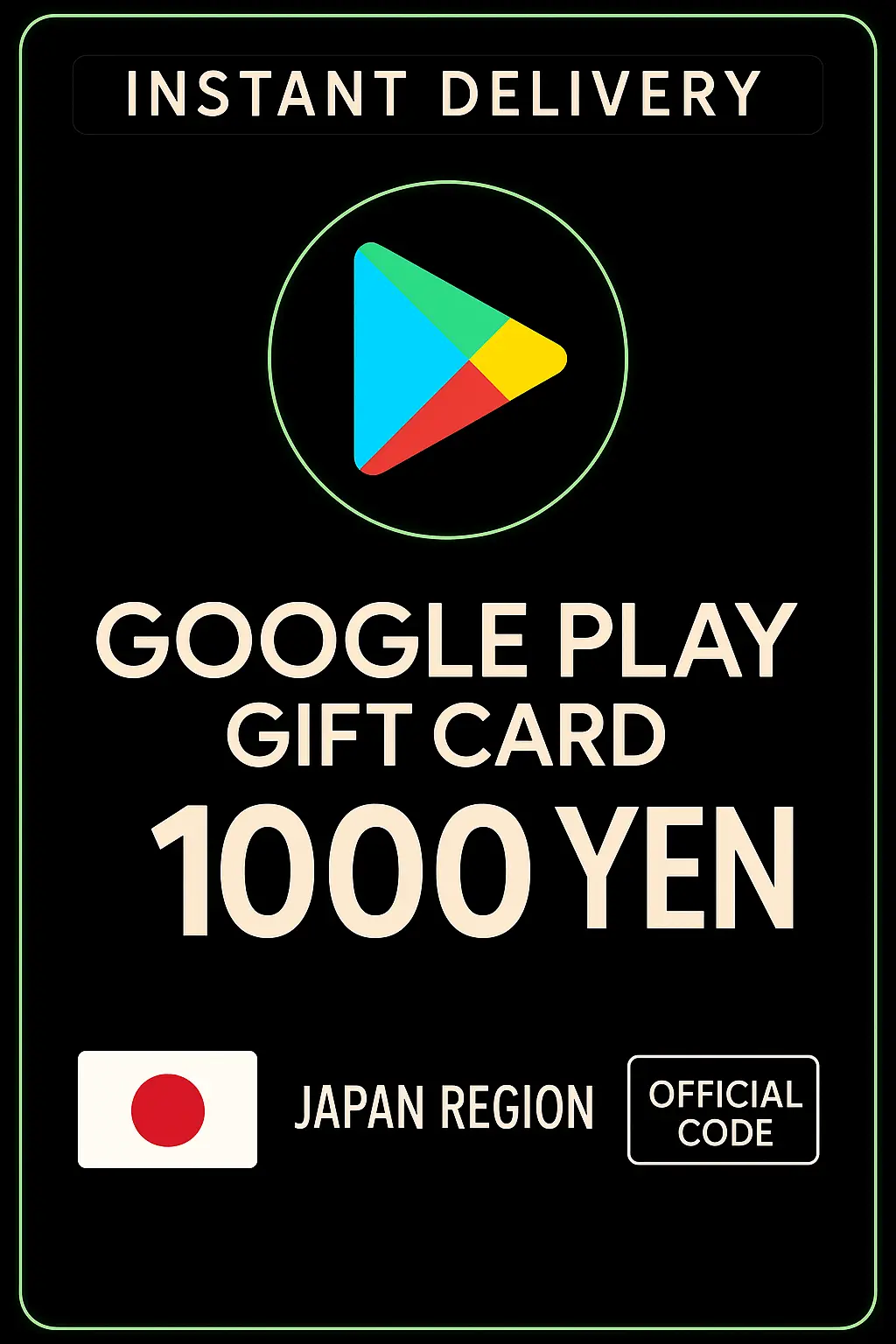 Google Play Gift Card - Japan YEN 1000 Google Play Gift Card - Japan YEN 1000