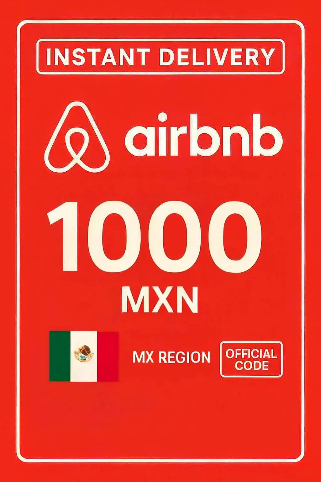 כרטיס מתנה של Airbnb - 1000 MXN (מקסיקו) כרטיס מתנה של Airbnb - 1000 MXN (מקסיקו)