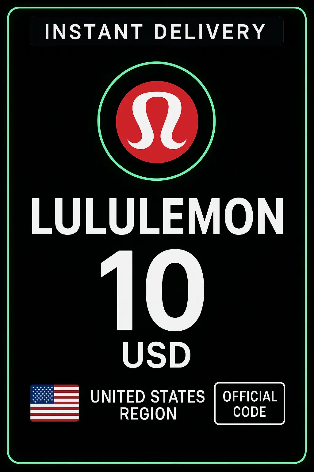 Lululemon 10 USD Lululemon 10 USD