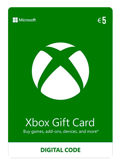 Xbox Live Gift Card 5 Euro Wallet