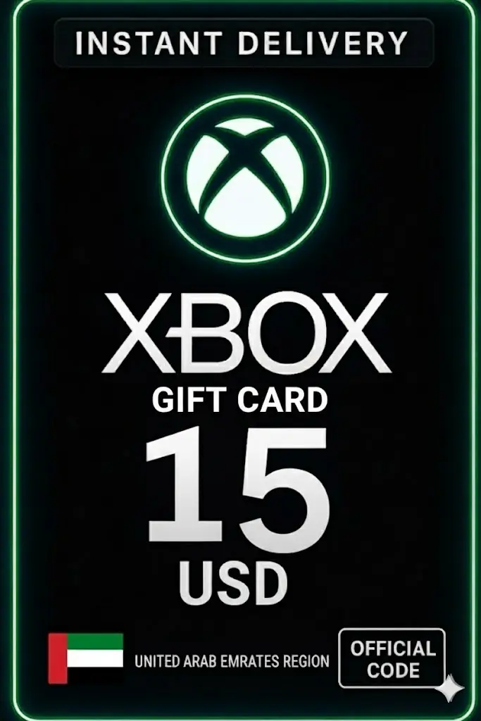 Xbox Gift Card Arab Emirates - 15$ - 59 AED Xbox Gift Card Arab Emirates - 15$ - 59 AED