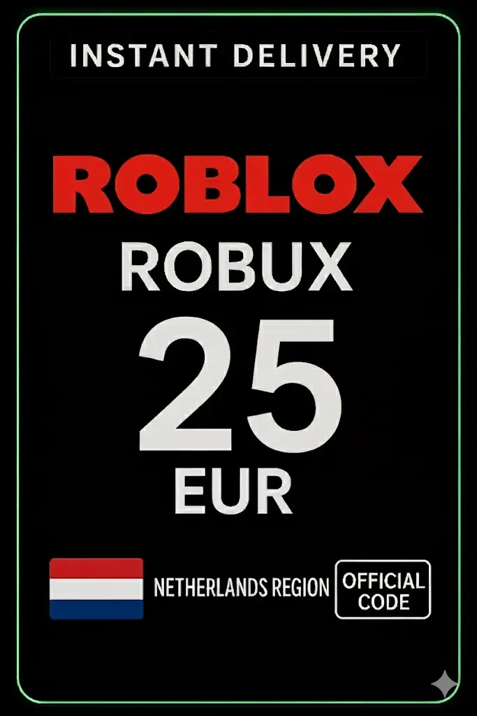 Roblox 25 EUR Game Card (NL) Roblox 25 EUR Game Card (NL)
