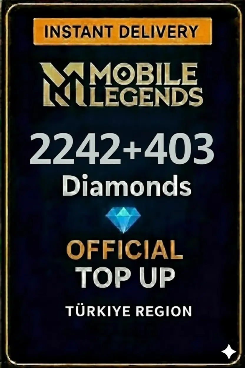 モバイルレジェンド 2242 + 403ダイヤモンド トップアップ(トルコ) モバイルレジェンド 2242 + 403ダイヤモンド トップアップ(トルコ)