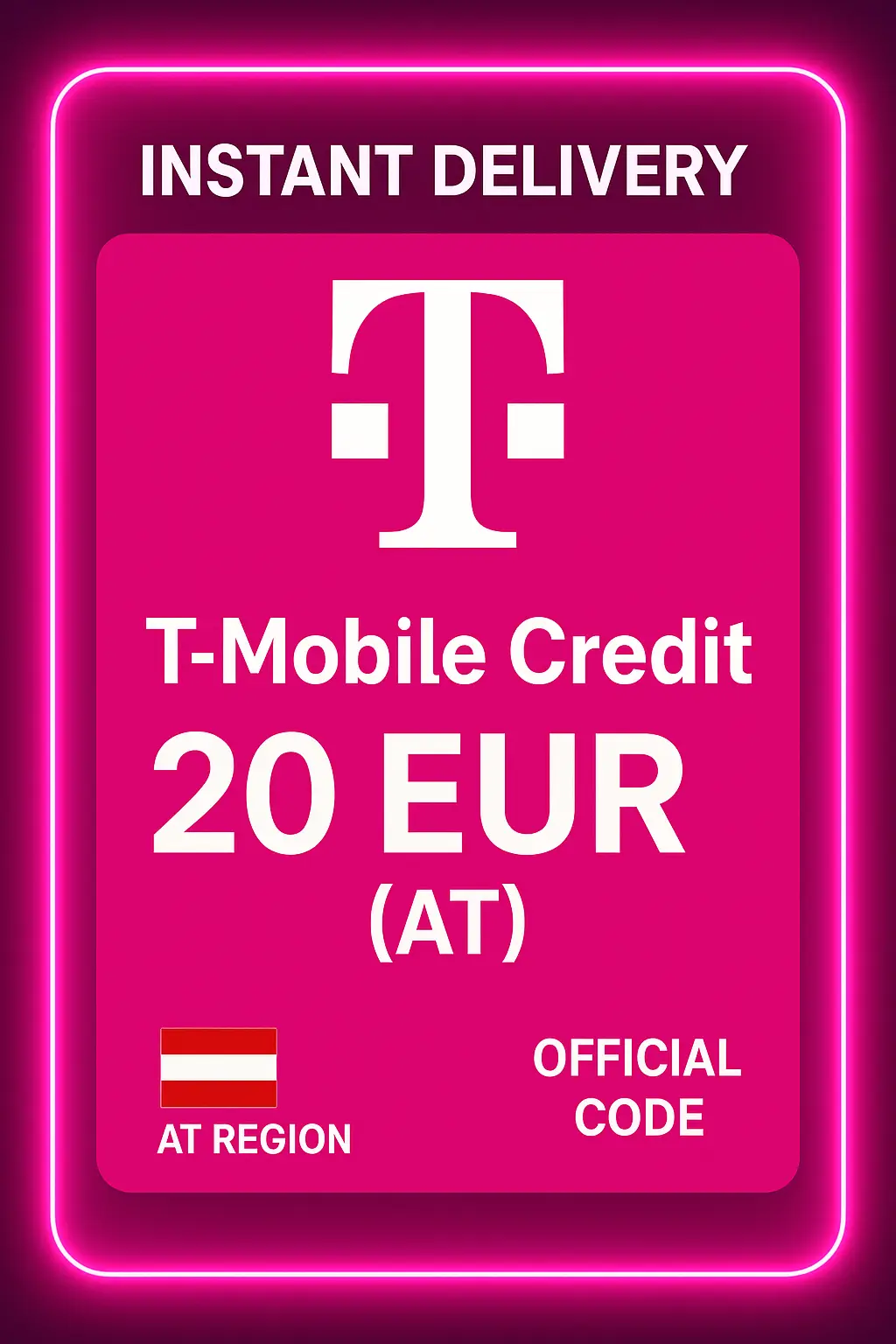 Kredit T-Mobile - 20 EUR (AT) Kredit T-Mobile - 20 EUR (AT)