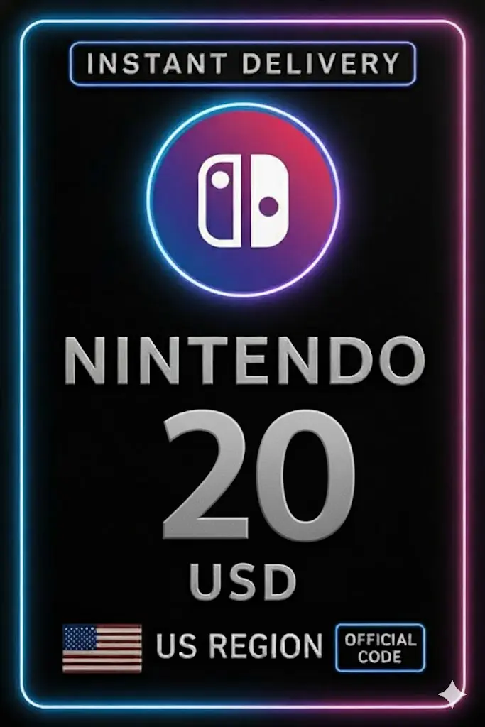 Nintendo eShop Card US 20$ Nintendo eShop Card US 20$