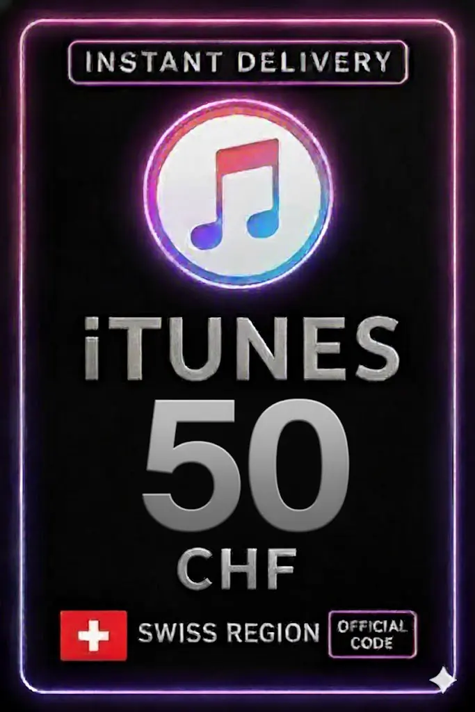 iTunes dárková karta 50 CHF CH iTunes dárková karta 50 CHF CH