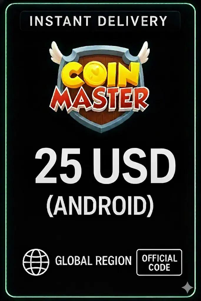 Coin Master (Android) - 25 $ US Coin Master (Android) - 25 $ US