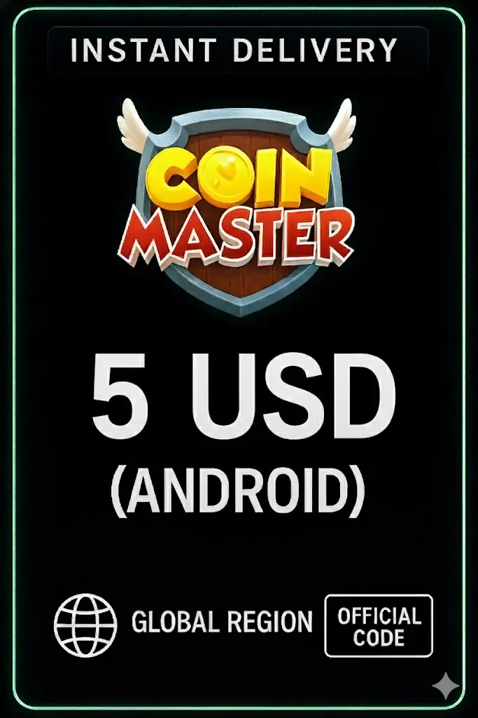 Coin Master (Android) - 5 $ US Coin Master (Android) - 5 $ US