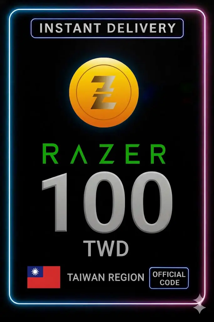 Razer Gold Taïwan TWD 100 Razer Gold Taïwan TWD 100