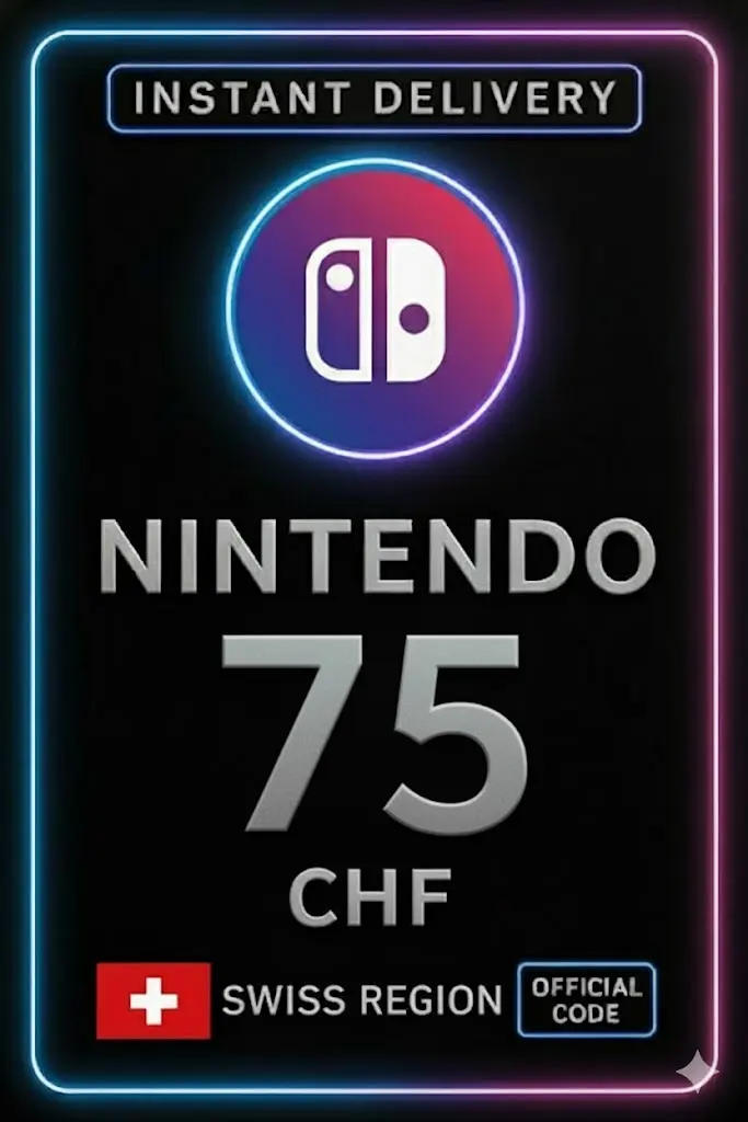 Nintendo eShop Prepaid Card - 75 CHF Nintendo eShop Prepaid Card - 75 CHF