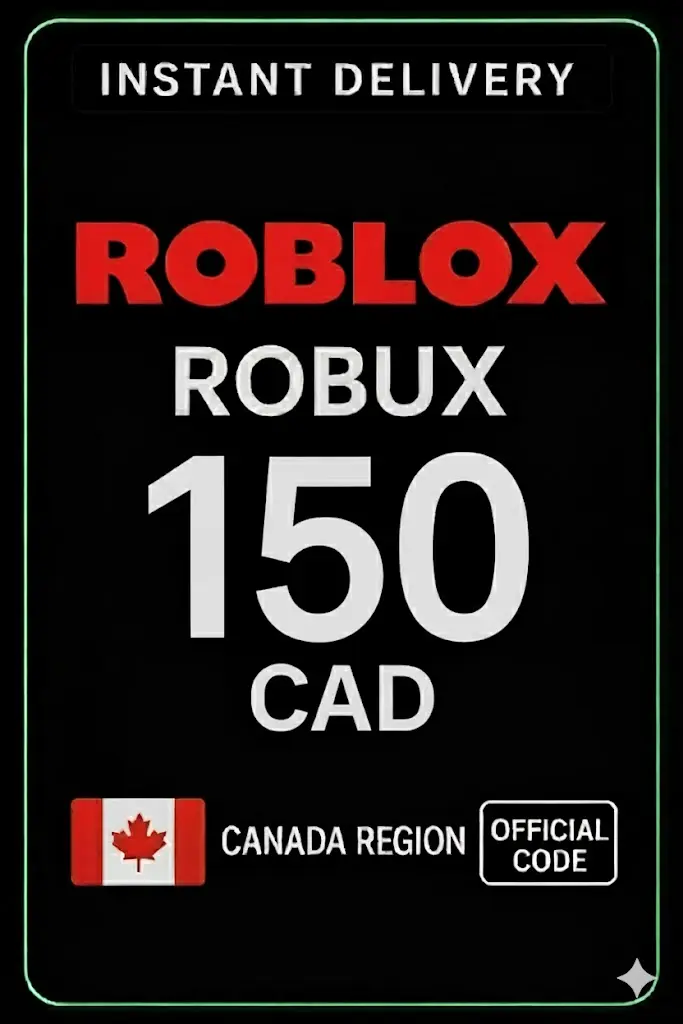Roblox 150 CAD игрова карта (Канада) Roblox 150 CAD игрова карта (Канада)