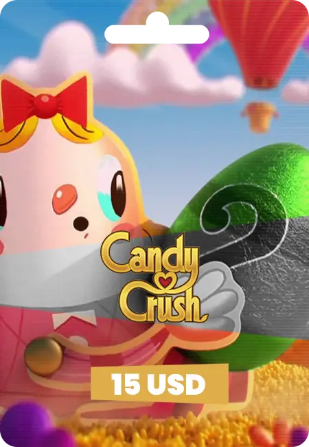 Candy Crash Saga - 15$ Gold Bar Code