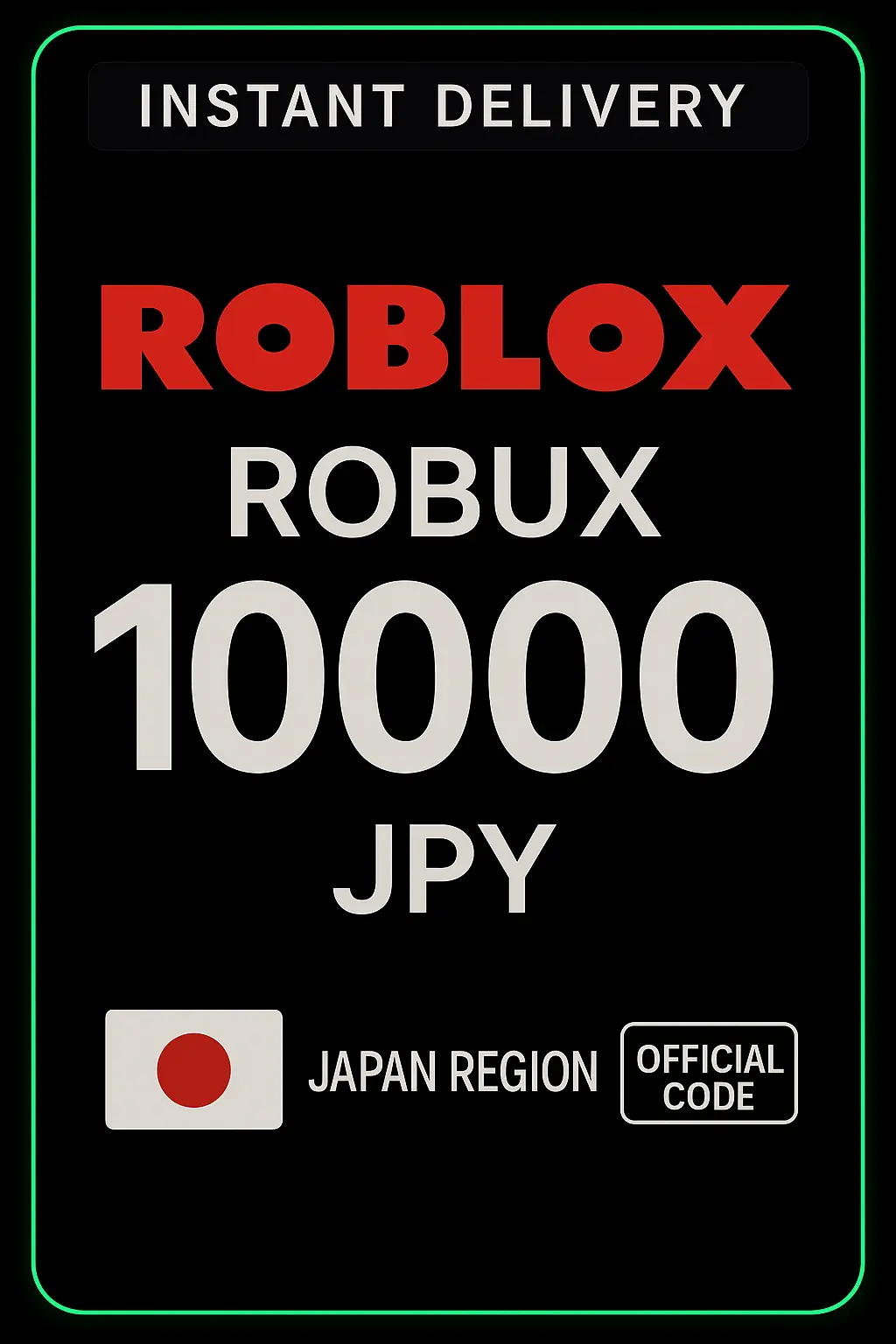 Roblox 10.000 JPY Game Card (JP) Roblox 10.000 JPY Game Card (JP)