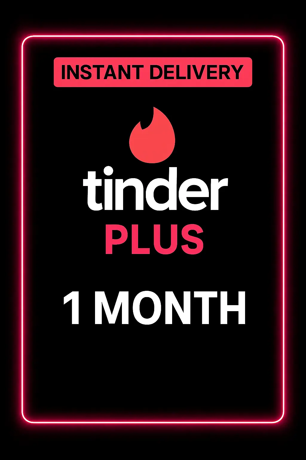 Tinder Plus Koḍ - 1 Mônth Tinder Plus Koḍ - 1 Mônth