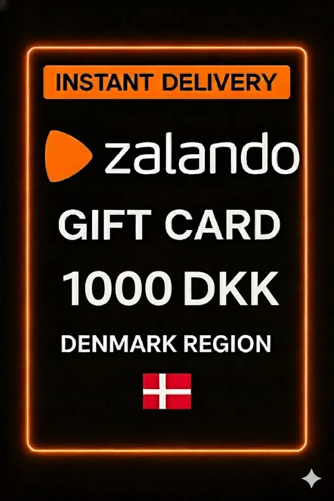 Zalando сыйлық картасы - 1000 DKK (Дания) Zalando сыйлық картасы - 1000 DKK (Дания)