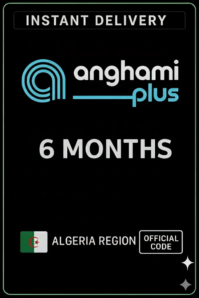 Anghami Plus 6 luni - (Algeria) Anghami Plus 6 luni - (Algeria)