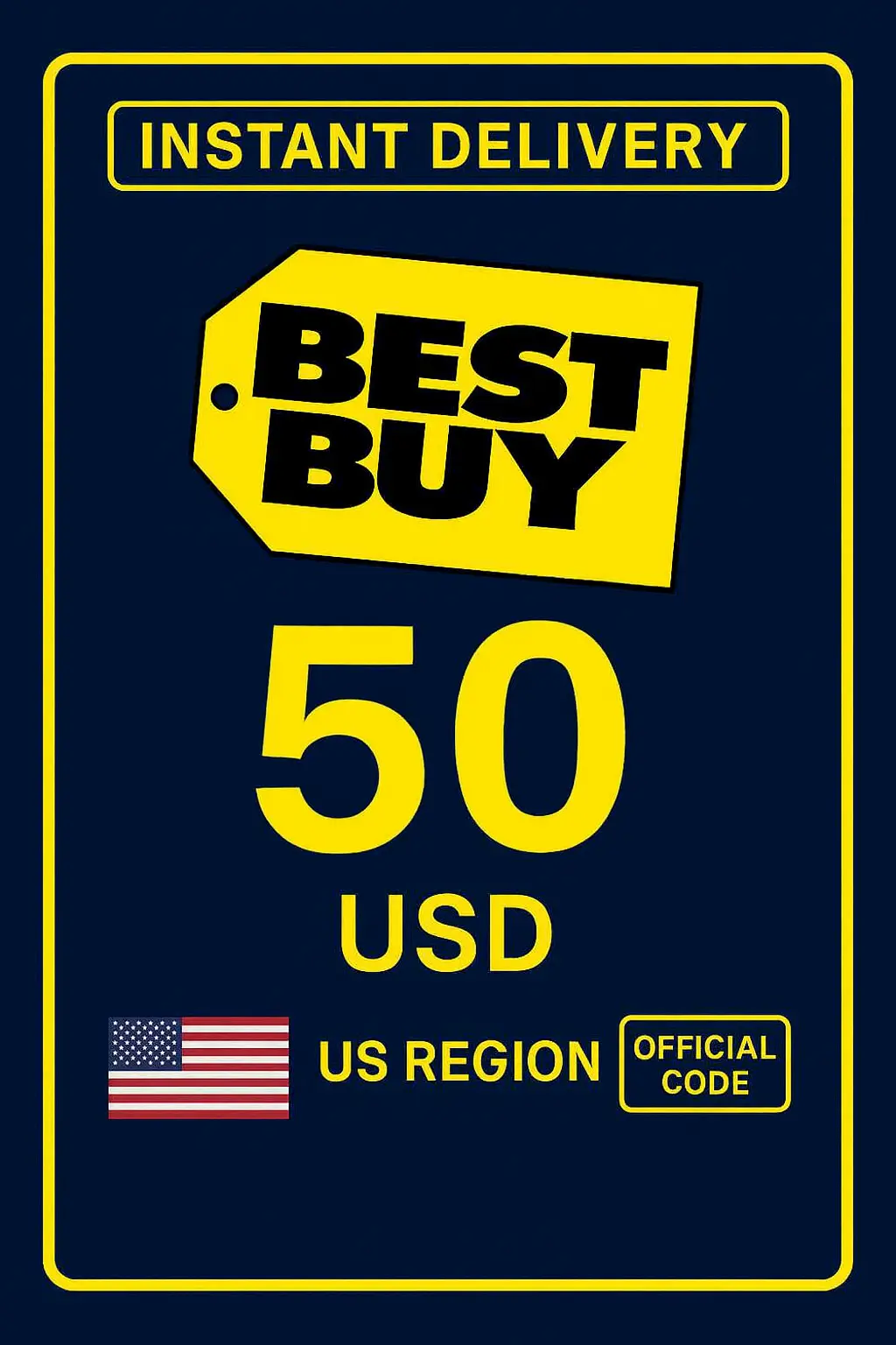 Carte-cadeau Best Buy 50 $ US Carte-cadeau Best Buy 50 $ US